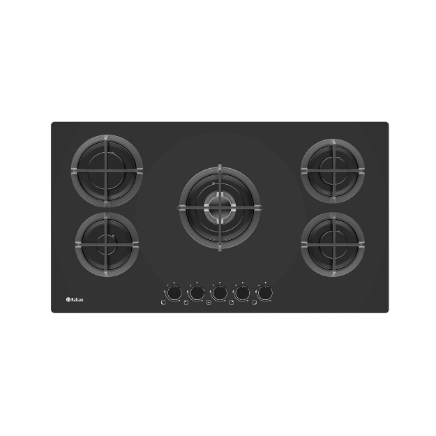 Picture of Balsan built -In Gas Hob 90 cm Black Tempered Glass